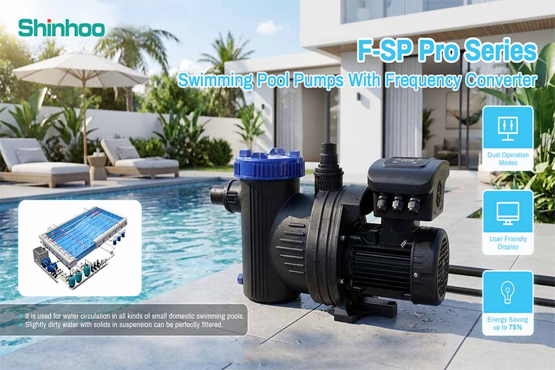 Насосы для бассейнов серии F-SP Pro: высокоэффективное решение с регулируемой частотой вращения для современных систем циркуляции воды в бассейнах.